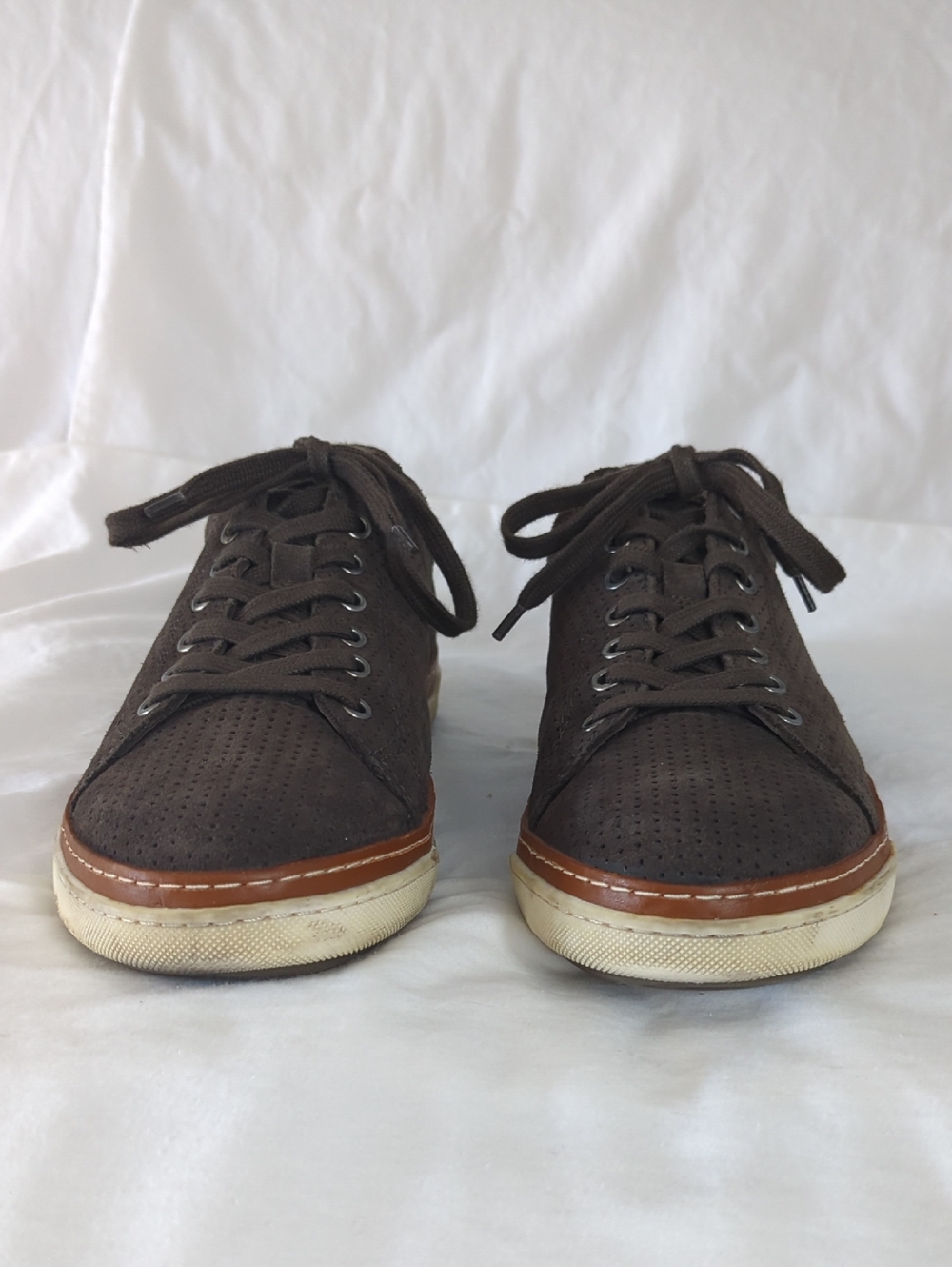 ALLEN EDMONDS Porter City Derby Sneaker Mens 9 D Brown Suede - Picture 6 of 11